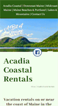 Mobile Screenshot of acadiamainerentals.com